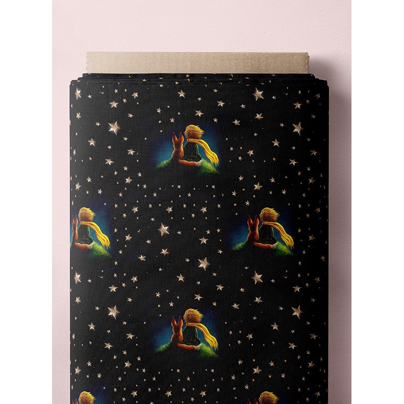 Coupon Tissu simili cuir petit prince