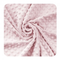 Tissu minky rose