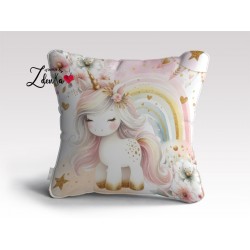 Panneau coton licorne,...