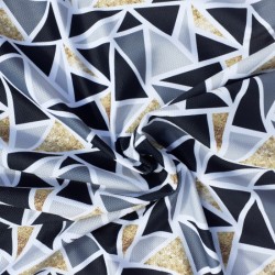 Tissu velvet triangles