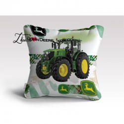 Panneau minky tracteur vert