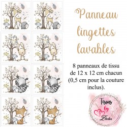 Panneau coton lingettes...