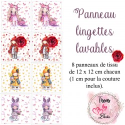 Panneau coton lingettes...