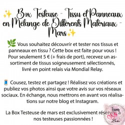 Box Testeuse – Tissu et...